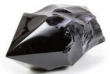 Free-Standing Polished Obsidian Point - Mexico #303608-1